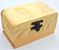 Dekoratívna drevená krabička na dekoráciu 10,5x6x6