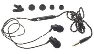 Slúchadlá do uší s mikrofónom, opletený kábel Slúchadlá do uší s mikrofónom, opletený kábel
