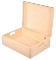 Drevená krabička s vekom 40x30x13cm Drevená krabička s vekom 40x30x13cm