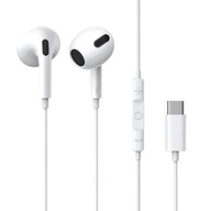 Encok C17 káblové slúchadlá do uší s mikrofónom USB-C, biele Encok C17 káblové slúchadlá do uší s mikrofónom USB-C, biele