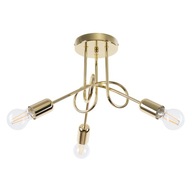 Luster SUPEŁ 3, zlatá lesklá OCEL DO JEDÁLNE, OBÝVAČKY, SPÁLNE, JEDÁLNE, LED Luster SUPEŁ 3, zlatá lesklá OCEL DO JEDÁLNE, OBÝVAČKY, SPÁLNE, JEDÁLNE, LED