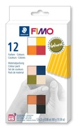 Fimo Soft plastový set Natural - 12 farieb Fimo Soft plastový set Natural - 12 farieb