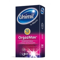 UNIMIL ORGAZMAX kondómy s cvokmi 10 kusov