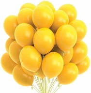 Pastelové tmavožlté sviatočné balóny Pastelové tmavožlté sviatočné balóny