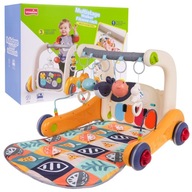 edukačná hračka PUSHER - WALKER + interaktívna podložka pre bábätká