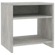 vidaXL Nočný stolík betónová sivá 40x30x40 cm Drevotrieska vidaXL Nočný stolík betónová sivá 40x30x40 cm Drevotrieska