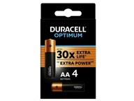 Optimálna batéria AA LR6 DURACELL (4 ks) Optimálna batéria AA LR6 DURACELL (4 ks)
