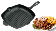 HLOBOKÁ LIATIENOVÁ PANvica Gril 27 cm HLOBOKÁ LIATIENOVÁ PANvica Gril 27 cm