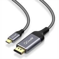 Kábel USB C na Displayport 3m / USB typu C - DP Kábel USB C na Displayport 3m / USB typu C - DP