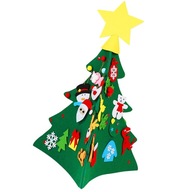 1 sada Craft Felt Christmas Tree 3D Felt Christmas