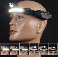 VÝKONNÁ ČELOVÁ LAMPA COB LED SO SNÍMAČOM POHYBU ZOOM VÝKONNÁ ČELOVÁ LAMPA COB LED SO SNÍMAČOM POHYBU ZOOM