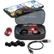 Púzdro na BEZDRÔTOVÉ SLÚCHADLÁ BLUETOOTH S FUNKCIOU POWERBANK + VYMENITEĽNÉ gumy Púzdro na BEZDRÔTOVÉ SLÚCHADLÁ BLUETOOTH S FUNKCIOU POWERBANK + VYMENITEĽNÉ gumy
