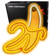 Veľký neónový LED Premium USB Wall Banana