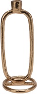 Jediný zlatý kovový svietnik, 24 cm Jediný zlatý kovový svietnik, 24 cm