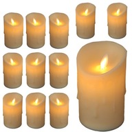 12x LED SVIEČKY SET POHYBNÁ VLOŽKA PLAMEŇA 11CM 12x LED SVIEČKY SET POHYBNÁ VLOŽKA PLAMEŇA 11CM
