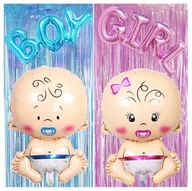 Súprava balónov Baby Shower Boy Or Girl Baby Curtains Baby Curtains nápis Súprava balónov Baby Shower Boy Or Girl Baby Curtains Baby Curtains nápis