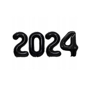 SADA BALÓNOV 2024 NA SILVESTRA SILVESTRA ČIERNA 100 CM XXL SADA BALÓNOV 2024 NA SILVESTRA SILVESTRA ČIERNA 100 CM XXL