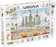 Puzzle 1000 dielikov - Varšava, kresba A. Mleczko Puzzle 1000 dielikov - Varšava, kresba A. Mleczko