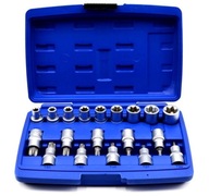 SADA ZÁSUVKOVÝCH KĽÚČOV A BITOV TORX 1/2" 19 KS