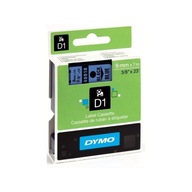 DYMO páska D1 9mm x 7m čierno/modrá