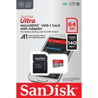 Pamäťová karta Sandisk Ultra Android microSDXC 64GB