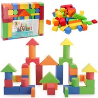 PENOVÉ BLOKY 46 PRVKOV MÄKKÝ PUZZZ BAMBAM PENOVÉ BLOKY 46 PRVKOV MÄKKÝ PUZZZ BAMBAM