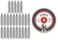 Crosman Essential Domed pelety 4,5 500 ks + CO2 25 ks Crosman Essential Domed pelety 4,5 500 ks + CO2 25 ks