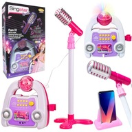 MIKROFÓN SO STOJANOM KARAOKE MP3 LED + SYNTÉZA MIKROFÓN SO STOJANOM KARAOKE MP3 LED + SYNTÉZA