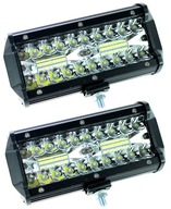 2x PRACOVNÉ LAMPY 40 LED PANEL 120W CREE 12V 24V 2x PRACOVNÉ LAMPY 40 LED PANEL 120W CREE 12V 24V