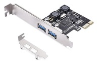 ELUTENG PCIE USB 3.0 EXPANZNÁ KARTA 2 PORTY