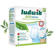 Ludwik ekologické tablety do umývačky riadu All in One 80 ks.