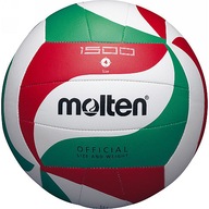 4 Volejbalová lopta Molten V4M1500 bielo-červeno-zelená