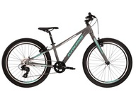 BICYKEL KROSS LEA JR 2.0 šedá/tyrkysová AKCIA BICYKEL KROSS LEA JR 2.0 šedá/tyrkysová AKCIA