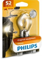 PHILIPS ŽIAROVKA S2 35 / 35W 12V BA20D Vision MOTO