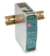 Spínaný zdroj na DIN lištu EDR-120-24 24V 5A 120W ochrana proti skratu Spínaný zdroj na DIN lištu EDR-120-24 24V 5A 120W ochrana proti skratu