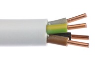 Elektrický kábel YDY 4x1,5 kruhový napájací kábel 750V - 10m.