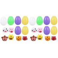 Rayan Baby Toys Zvieratá Vozík Vajíčka Krabička na vajíčka 2 sady Rayan Baby Toys Zvieratá Vozík Vajíčka Krabička na vajíčka 2 sady