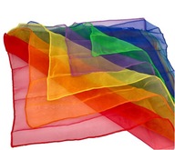 Animovaný šál Goki 68 cm x 68 cm, dúha Animovaný šál Goki 68 cm x 68 cm, dúha