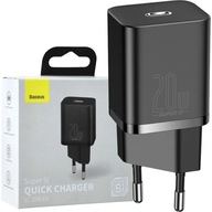 BASEUS RÝCHLA NABÍJAČKA NAPÁJACÍ ZDROJ USB-C QC RÝCHLE NABÍJANIE PD 20W BASEUS RÝCHLA NABÍJAČKA NAPÁJACÍ ZDROJ USB-C QC RÝCHLE NABÍJANIE PD 20W