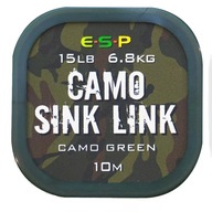 Pletený náväzec ESP CAMO SINK LINK 10M 11,4KG Pletený náväzec ESP CAMO SINK LINK 10M 11,4KG
