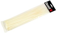 BIELE NYLONOVÉ VIAZAČKY 530x7,6 mm 20 KS BIELE NYLONOVÉ VIAZAČKY 530x7,6 mm 20 KS