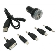 USB micro mini iPhone 30pinová nabíjačka do auta USB micro mini iPhone 30pinová nabíjačka do auta