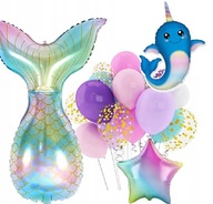 BALOONS MERMAID súprava narodeninových dekorácií BALOONS MERMAID súprava narodeninových dekorácií