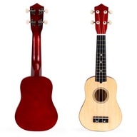 Drevená gitara na ukulele pre deti, 4 nylonové struny ECOTOYS Drevená gitara na ukulele pre deti, 4 nylonové struny ECOTOYS
