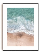 SPECTACULAR OCEAN beach WAVE obrázok relaxačný A3