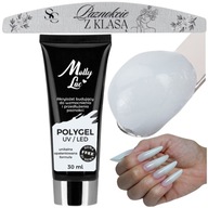 Polygélový akrylový gél MollyLac gél na predlžovanie nechtov NATURAL 30 + PILNÍK Polygélový akrylový gél MollyLac gél na predlžovanie nechtov NATURAL 30 + PILNÍK