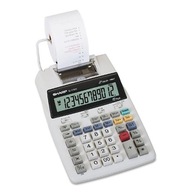 Kalkulačka Sharp EL-1750V, biela, stolová s potlačou