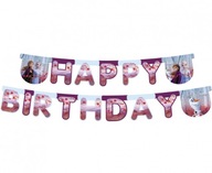 Banner Garland Frozen II Happy Birthday 2m Banner Garland Frozen II Happy Birthday 2m