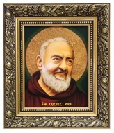 OBRAZ V ZLATOM RÁME 30X35 ST. Páter Pio OBRAZ V ZLATOM RÁME 30X35 ST. Páter Pio