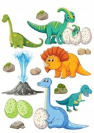Dinosauria fondantová potlač na tortovú súpravu Dinosauria fondantová potlač na tortovú súpravu
